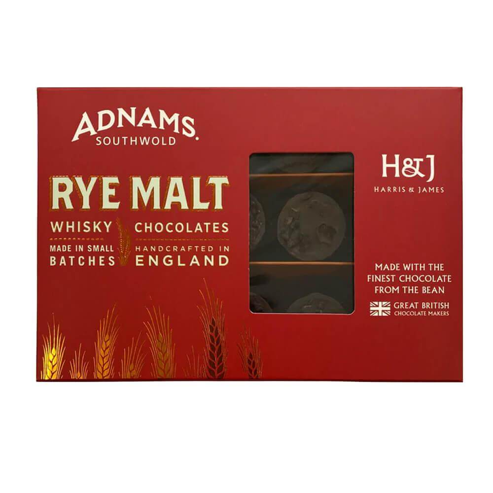 H&J Adnams Rye Malt Whisky Chocolate Giftbox 210g